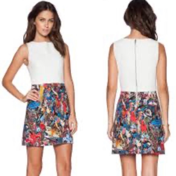 Alice + Olivia multicolored bird dress - Picture 2 of 2